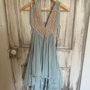 Free people seashell linen dress